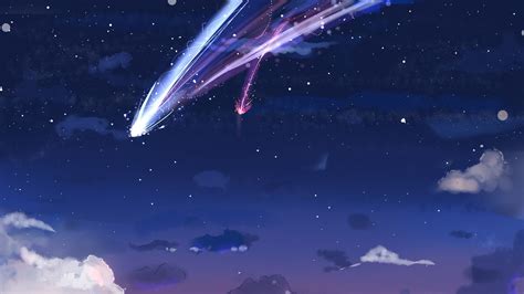 kimi no na wa your name #stars #clouds #sky #Anime #2K #wallpaper # ...