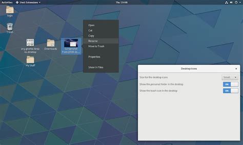 Desktop Icons Gnome Shell Extension 1.0 Release Candidate Available - Linux Uprising Blog