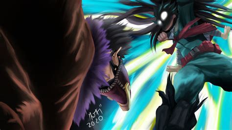 Deku Vs Overhaul / Illustration by AlexanderPitoKawaii on DeviantArt