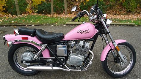 1985 HONDA REBEL CMX 250 CMX250 CUSTOM PINK CLASSIC TWIN CRUISER