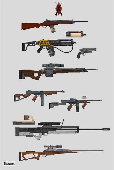 ArtStation - rifle, Mark Sanwel Sci Fi Weapons, Weapon Concept Art ...