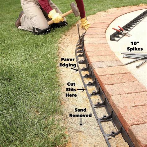 Use Brick Borders for Path Edging | Family Handyman