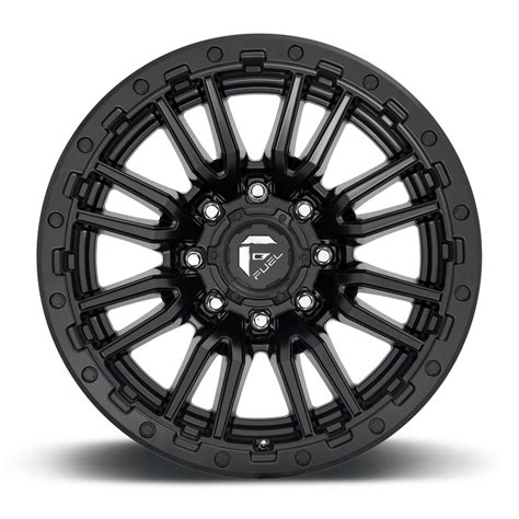 Fuel Wheels Rebel 8 D679 - Matte Black Rim Wheel Size 22x12 - Performance Plus Tire