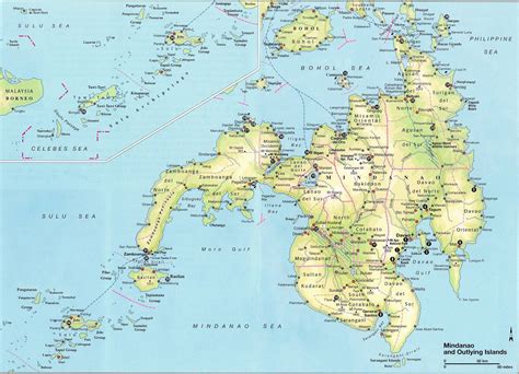 Mindanao Map, Mindanao Islands Map, Mindanao Map of Philippines ...