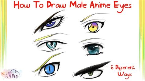 How To Draw Eyes Anime Boy - Howto Techno