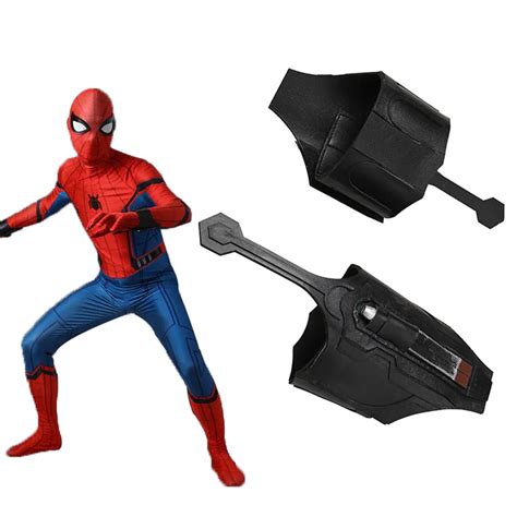 Spider Man Web Shooter Spider Man Homecoming Cosplay Costume Accessories Halloween Adult Men ...