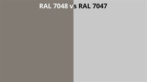 RAL 7048 vs 7047 | RAL colour chart UK