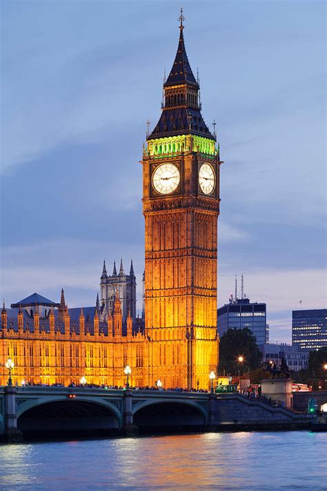 View Of Big Ben And Houses #4 Photograph by Panoramic Images - Fine Art America