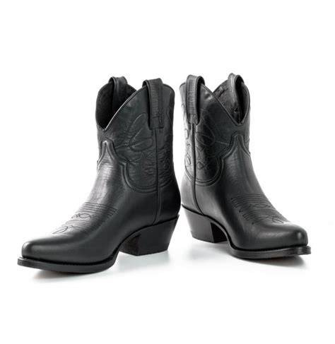 AMERICAN STYLE LEATHER COWBOY ANKLE BOOTS leather western low cut boots