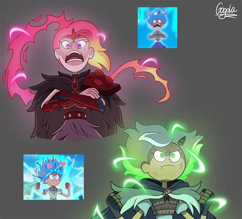 Sasha and Marcy but with half of their powers : r/amphibia Arte Disney, Disney Fan Art, Gravity ...