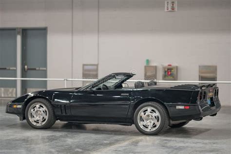 Black C4.Corvette Convertible Editorial Image - Image of race, sports: 165152040