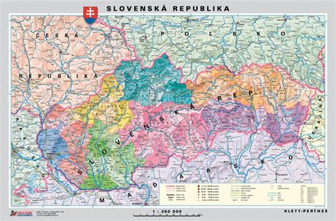 Mapa Slovenska Kraje | MAPA