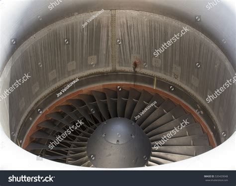 Aircraft Jet Engine Blades Numbered Huge Stock Photo 535429048 | Shutterstock