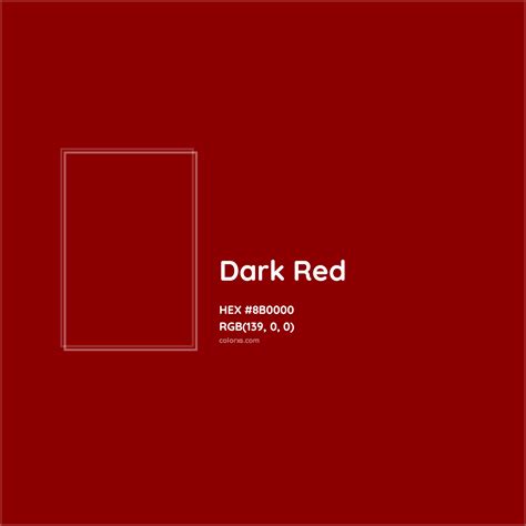 Dark Red Color Code