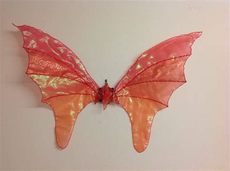 Real Fairy Wingsmedium Red/Gold and Iridescent