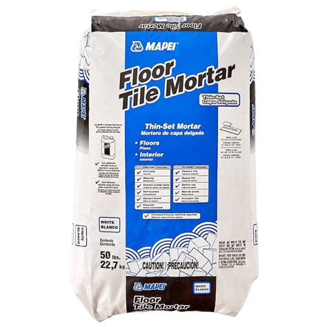 MAPEI Floor Tile 50-lb White Thinset Tile Mortar in the Mortar department at Lowes.com