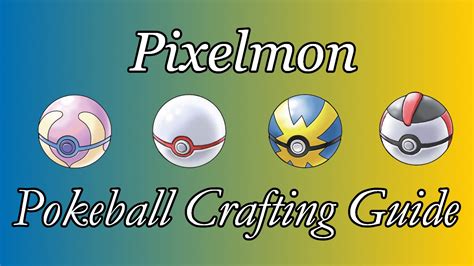 Pixelmon Reforged All Pokeball Recipes | Deporecipe.co