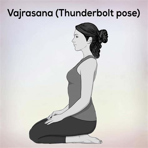 Vajrasana Thunderbolt Pose Steps Benefits Precautions - nexoye