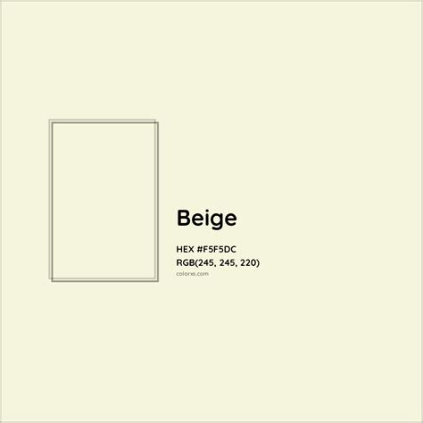 About Beige - Color meaning, codes, similar colors and paints - colorxs.com