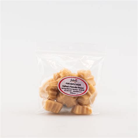 Maple Sugar Candy - 10 Leaf Bulk Bag | Fulton's Sugar Bush and Maple Shop