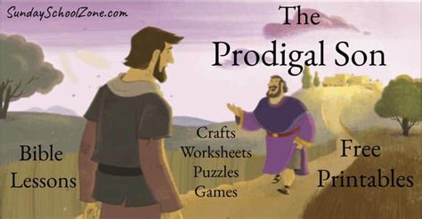 Prodigal Son Archives - Children's Bible Activities | Sunday School Activities for Kids