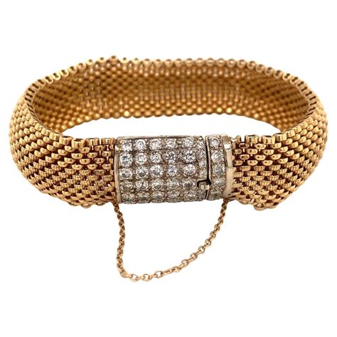 Diamond, Gold and Antique Retro Bracelets - 1,646 For Sale at 1stDibs | collectible bracelet