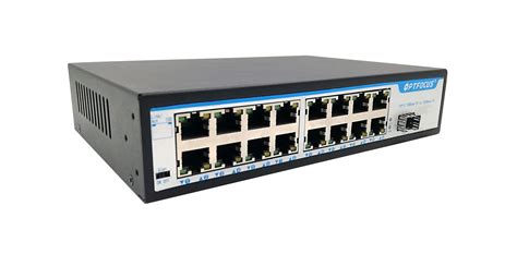 Multi Ports Fiber Optic Network Switch 1000 Base - X 10 / 100M 5Gbps Bandwidth