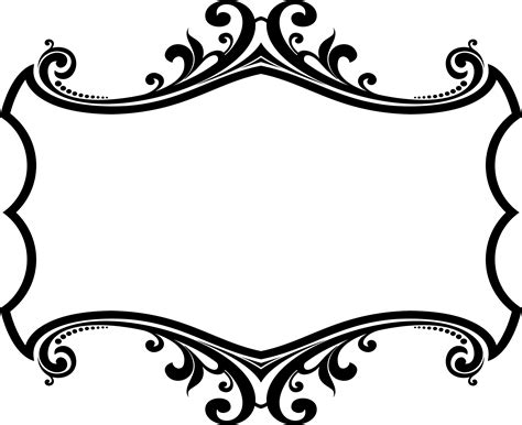 Decorative clipart rectangle, Decorative rectangle Transparent FREE for ...