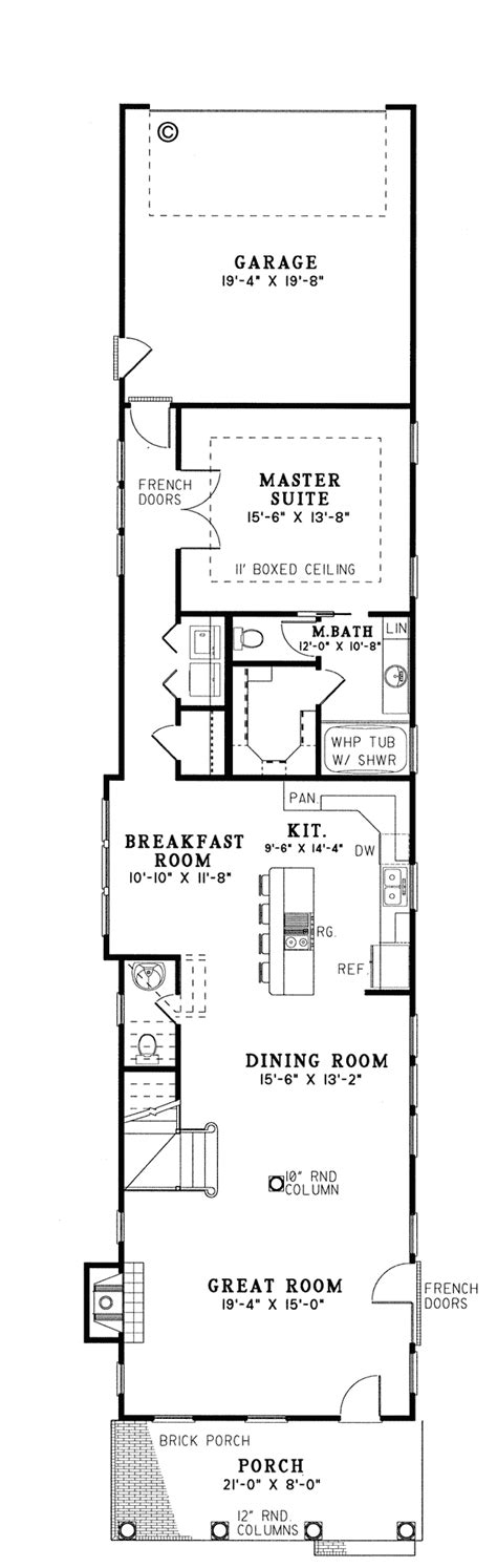 Long Narrow House Plans: Making The Most Of A Narrow Lot - House Plans