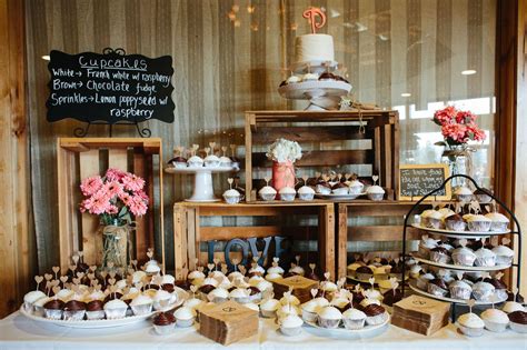 Rustic Dessert Bar Display