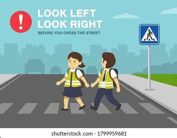 Crossing The Road Clipart