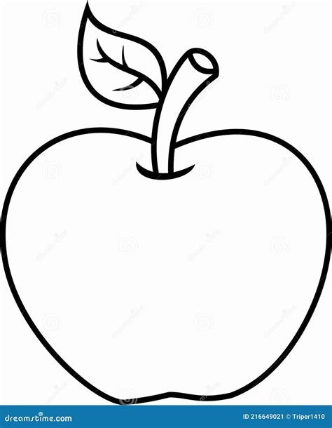 Apple Icon Vector Illustration Black White Stock Image - Illustration of black, bright: 216649021