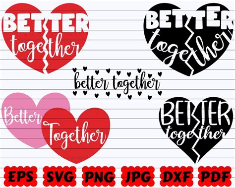 Better Together SVG Together SVG Better SVG Friendship - Etsy