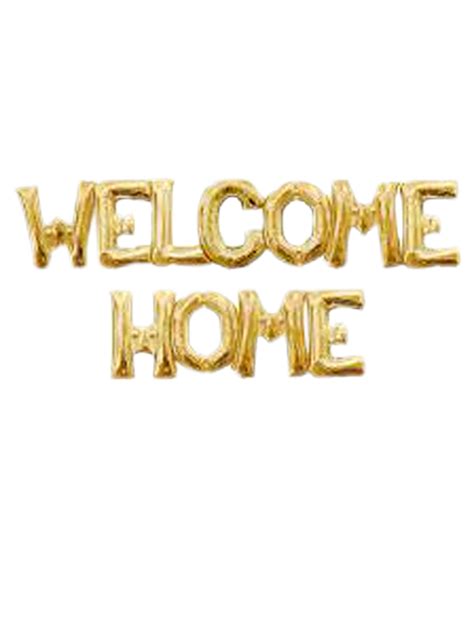 Welcome Home Foil Banner – Balloons Co