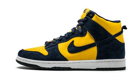 Nike Dunk High Pro Sb 'michigan' Shoes - Size 13 for Men - Lyst