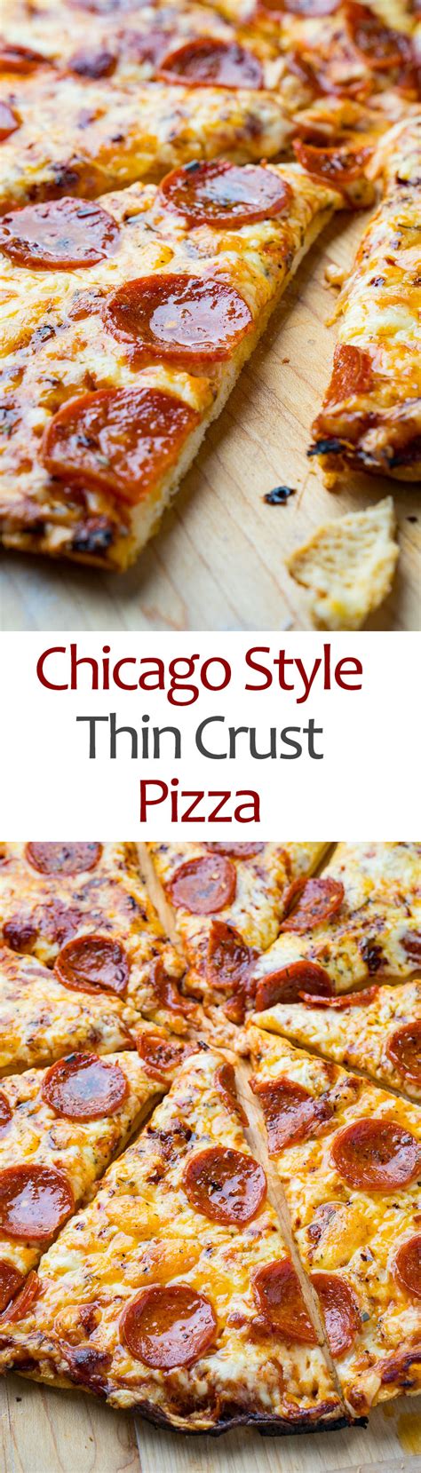 Chicago Style Thin Crust Pizza - Closet Cooking