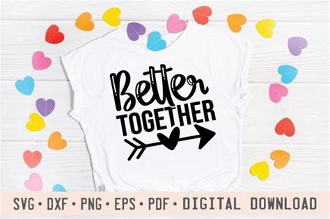 Better Together Svg Graphic by CraftySvg · Creative Fabrica