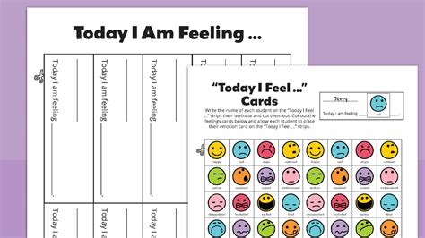 Free Feelings Chart Printable Bundle