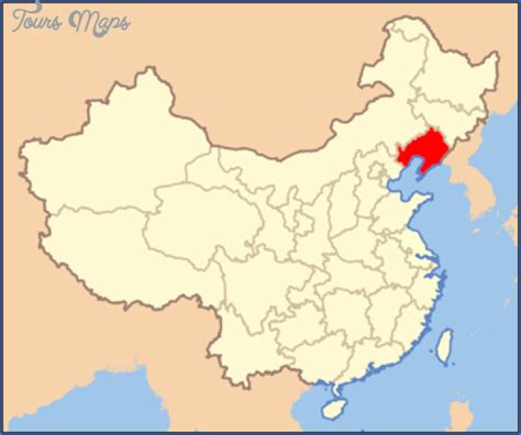 East Asia North-east China Manchuria - ToursMaps.com