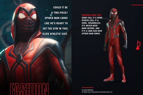 Spider-Man On PS4 To Get 3 Free Suits, New Crimson Cowl Suit Revealed For Miles Morales