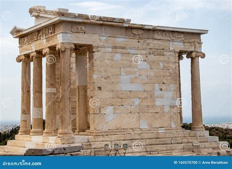 The Temple of Athena Nike stock photo. Image of temple - 160570700