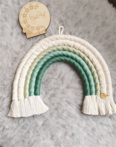 Macrame Rainbow Macrame Rainbow Rainbow Rainbow Boho | Etsy