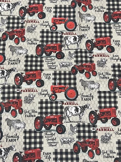 Red Tractor | Quilting Cotton | 112cm wide