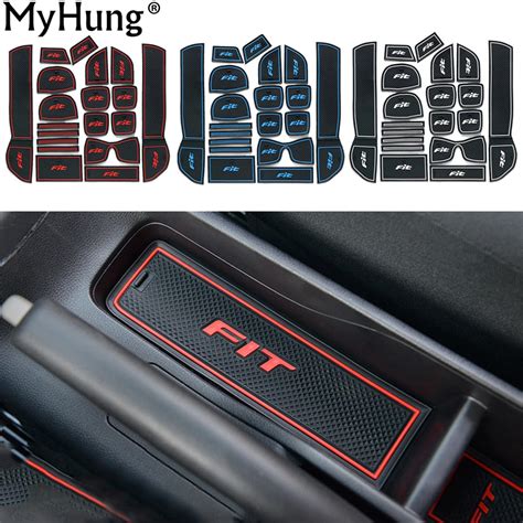 Fit for Honda Fit 2013 Car Anti Slip Car Door Slot Latex Groove Mat ...