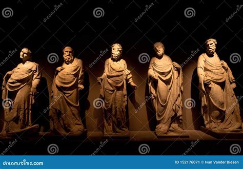 Giovanni Pisano, Sculptures Facade Cathedral, Museo Dell` Opera Del Duomo, Siena, Italy, Night ...