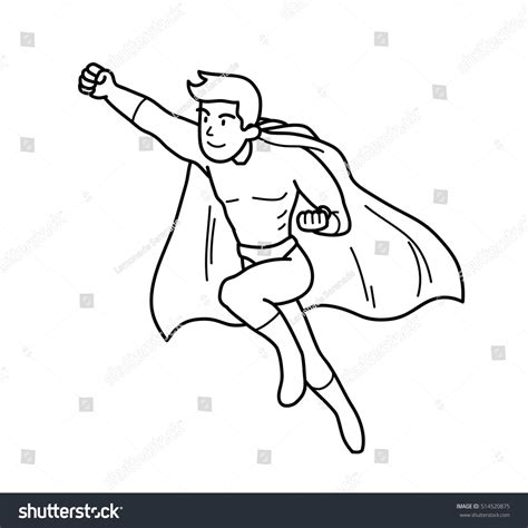 170 Superman cape drawing Images, Stock Photos & Vectors | Shutterstock