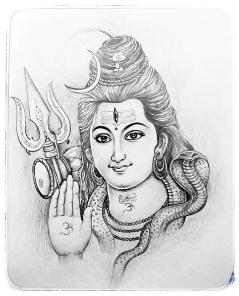 Lord Shiva – Pencil Sketch | Art drawings sketches, Pencil drawing ...