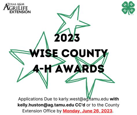 4-H Awards Recognition - Wise