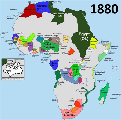 Atlas of the colonization and decolonization of Africa - Vivid Maps