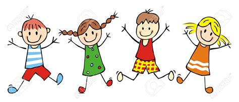 Feeling Happy Kids Clipart